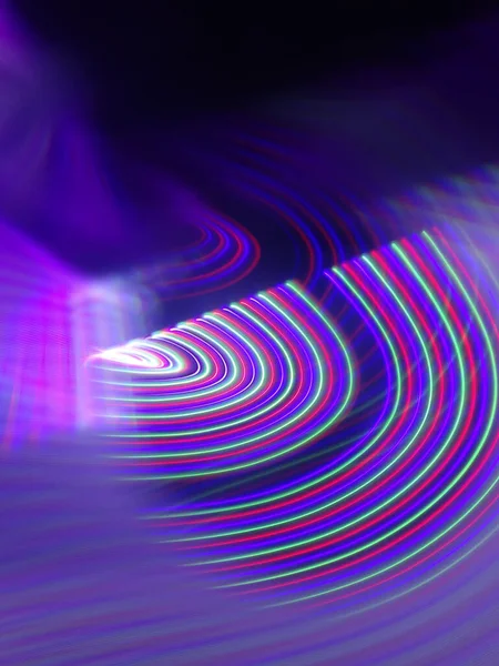 Eine Vertikale Aufnahme Eines Leuchtend Violetten Hintergrunds Mit Wirbelnden Linien — Stockfoto