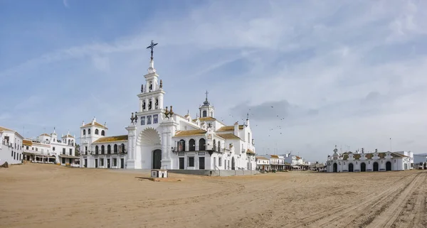 Rocio España Enero 2020 Una Vista Panorámica Iglesia Del Rocio — Foto de Stock