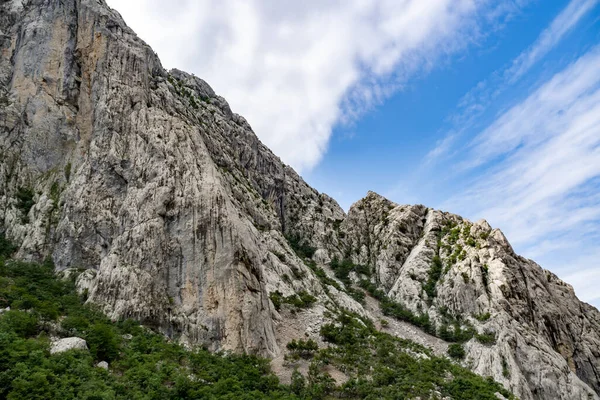 Hırvatistan Daki Dağların Manzarası — Stok fotoğraf