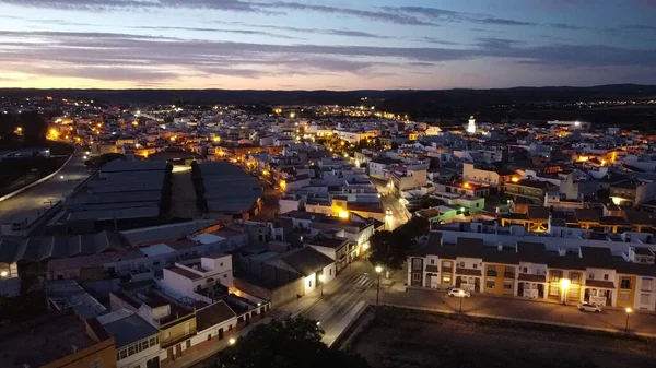 Aerial Shot Cityscape Lisbon Portugal Evening — Stock Photo, Image