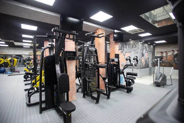 Brcko District Bosnia Herzegovina Feb 2020 Modern Gym Equipped Lot — Φωτογραφία Αρχείου