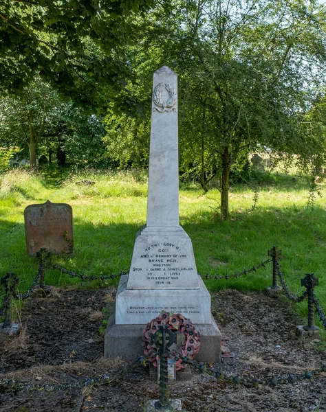 Stoke Bruerne United Kingdom Jul 2021 1914 1918 War Memorial — Stockfoto