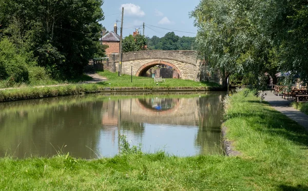 Stoke Bruerne Verenigd Koninkrijk Jul 2021 Het Grand Union Canal — Stockfoto
