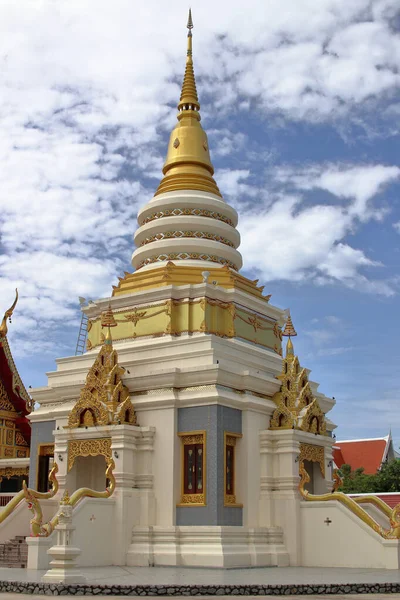 Magnifique Temple Bouddhiste Thaïlandais Wat Krating Rai Dans District Naklua — Photo