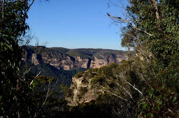 Une Vue Depuis Piste Marche Cliff Top Blackheath Dans Les — Photo