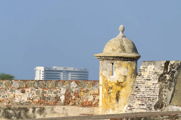 Castillo San Felipe Barajas Spanyol Erőd Cartagena Kolumbiában Egy San — Stock Fotó