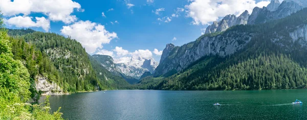 Panoramica Del Paesaggio Del Lago Gosauseen Australia — Foto Stock