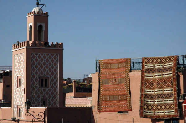 Meczet Koutoubia Marrakeszu Maroko — Zdjęcie stockowe