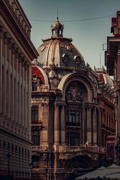 Bukarests Vackra Historiska Och Unika Byggnader Rumänien — Stockfoto