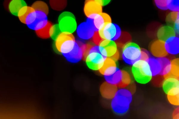 Colorido Borroso Bokeh Luces Para Fondos Pantalla —  Fotos de Stock