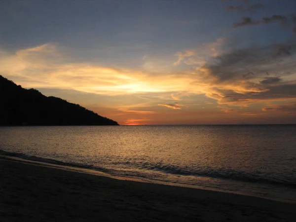 Mesmerizing Sunset Sea Summer — Stock Photo, Image