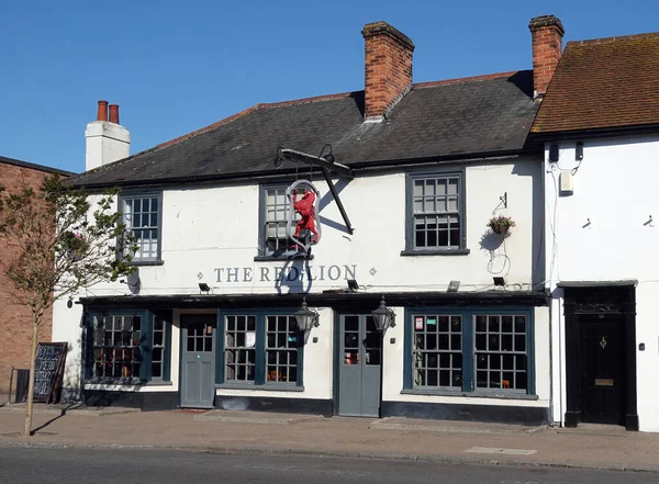 Billericay Verenigd Koninkrijk Jun 2021 Historische Red Lion Pub Die — Stockfoto