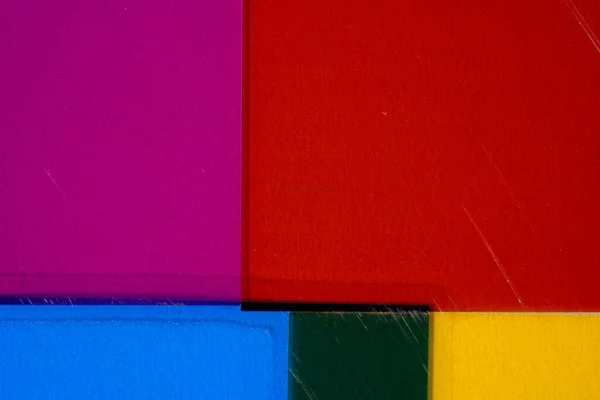 Algunas Formas Geométricas Coloridas Que Forman Fondo Abstracto — Foto de Stock