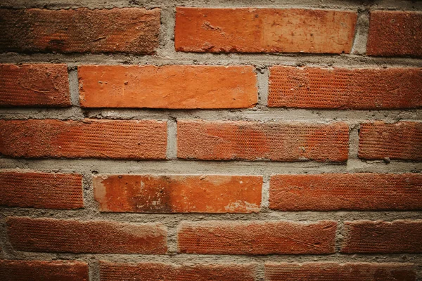 レンガの壁の閉鎖ショット — ストック写真