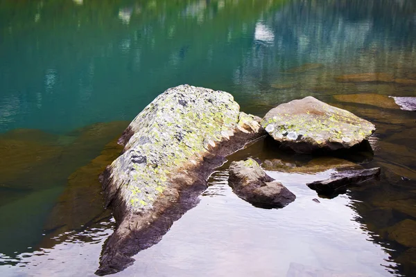 Крупный План Скал Воде — стоковое фото