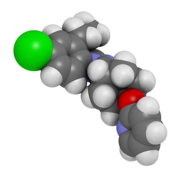 Balovaptan Autisme Drug Molecule Vasopressine V1A Receptor Antagonist Weergave — Stockfoto