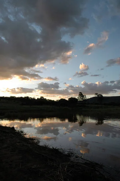 Cenário Fascinante Mar Pôr Sol — Fotografia de Stock