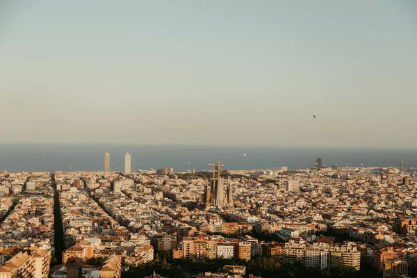 Повітряний Вид Барселони Міфічний Пейзаж — стокове фото