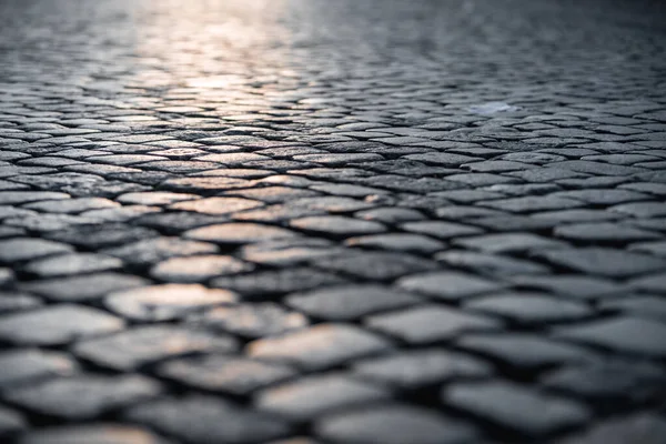 コットバスの旧市街の歩道の石畳 — ストック写真