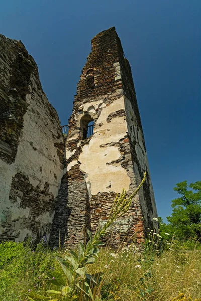 Velho Edifício Igreja Arruinada Perto Traben Trarbach — Fotografia de Stock