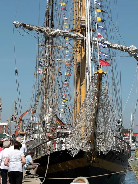 Bremerhaven Německo Července 2021 Vysoká Loď Námořním Festivalu — Stock fotografie