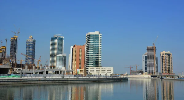 Dubai United Arab Emirates Οκτωβρίου 2015 Σύγχρονα Κτίρια Υπό Κατασκευή — Φωτογραφία Αρχείου