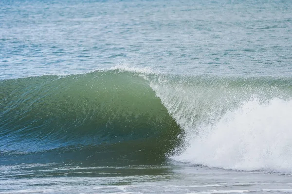 Grote Golven Die Breken Aan Kust Van Middellandse Zee Andalusië — Stockfoto