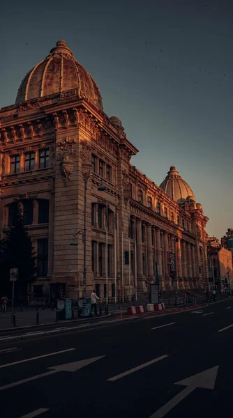 Una Hermosa Vista Del Histórico Museo Nacional Historia Rumana Bucarest —  Fotos de Stock