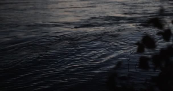 Vacker Solnedgång Över Havet — Stockvideo