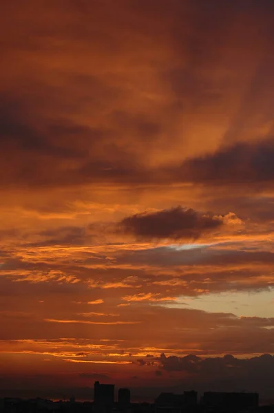Захоплюючі Пейзажі Неба Заходу Сонця — стокове фото