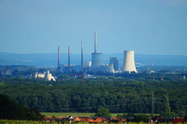Grosskrotzenburg Γερμανια Αυγ 2021 Σταθμός Παραγωγής Ηλεκτρικής Ενέργειας Καύση Άνθρακα — Φωτογραφία Αρχείου