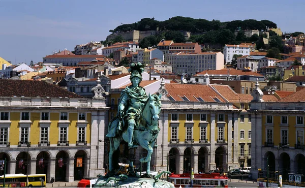 Lisboa Portugal Juni 2009 Die Statue Von König Jose Auf — Stockfoto