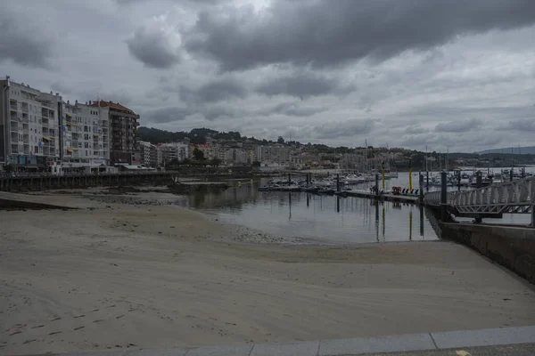 Sanxenxo Spanien Juli 2021 Ein Strand Sangenjo Einer Spanischen Stadt — Stockfoto