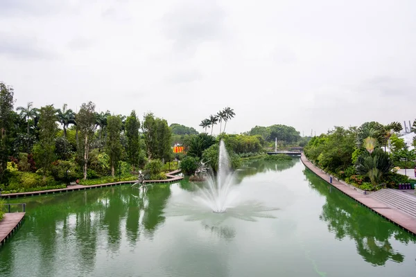 Słynne Ogrody Nad Zatoką Singapurze — Zdjęcie stockowe