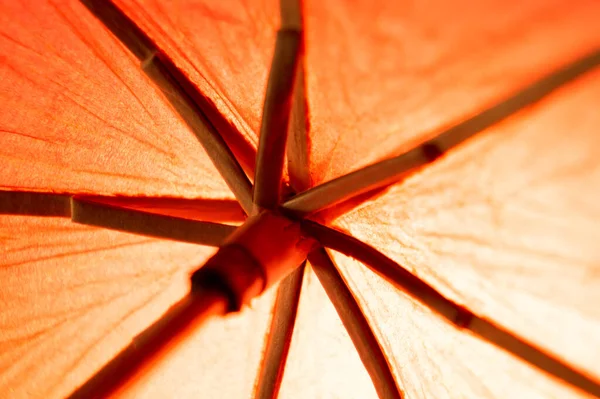 Guarda Chuva Dentro Com Luz Passando Por Ele — Fotografia de Stock