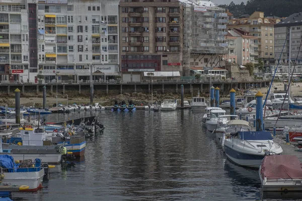 Sanxenxo España Julio 2021 Puerto Ciudad Española Sangenjo — Foto de Stock