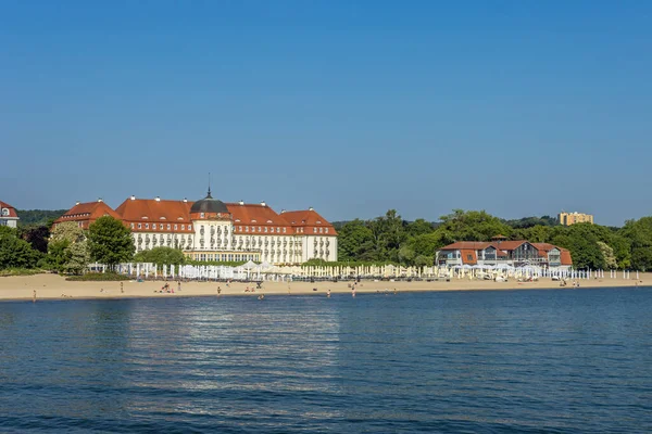 Elbla Polónia Junho 2021 Uma Tomada Aérea Grand Hotel Sopot — Fotografia de Stock