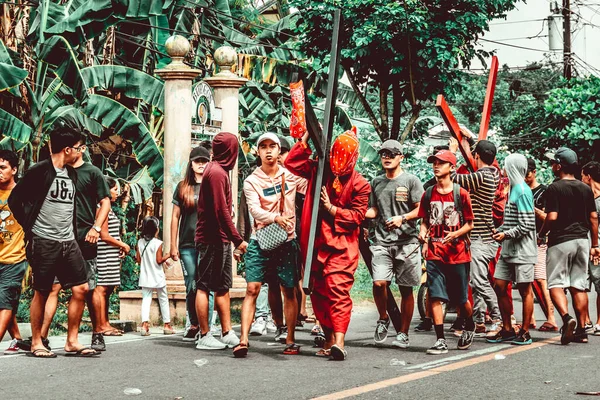 Bataa Philippines Mrt 2018 Een Heilige Traditie Penitensya Filippijnen — Stockfoto