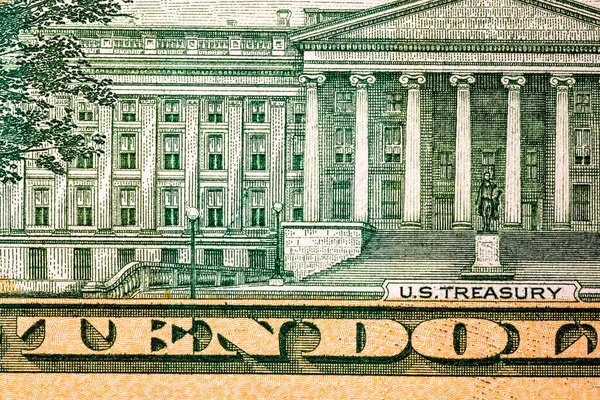 Closeup Shot Dollar Banknote — Stock Photo, Image