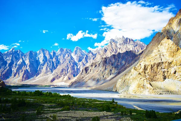 Una Vista Las Hermosas Montañas Passu — Foto de Stock