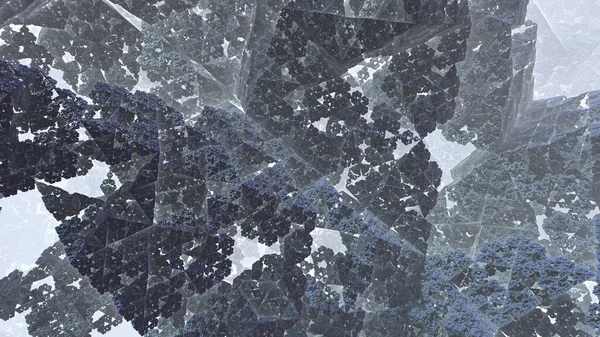 Тривимірне Відображення Абстрактного Сірого Візерунка Гострими Ребрами — стокове фото