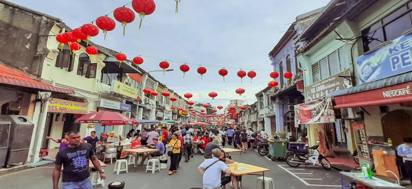 Georgetown Malaysia Jul 2021 Closeup Shot Street Market Old Town — Stock Photo, Image