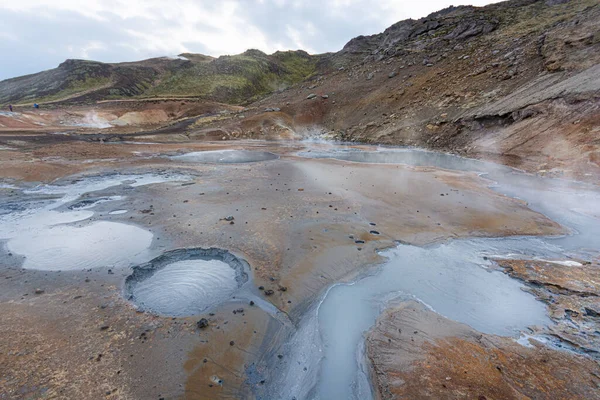 アイスランドの地熱川の景色 — ストック写真