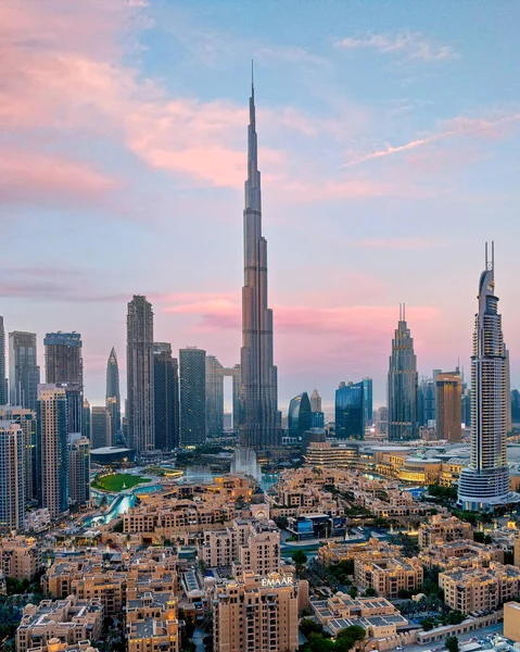 Dubai Förenade Arab Emirater Jan 2021 Den Molniga Himlen Över — Stockfoto