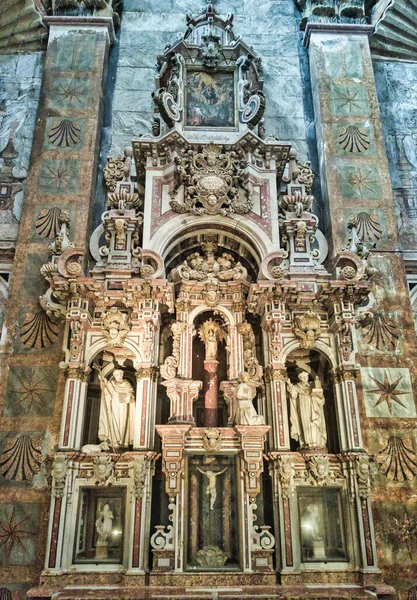 Interno Della Cattedrale Santiago Compostela Spagna — Foto Stock