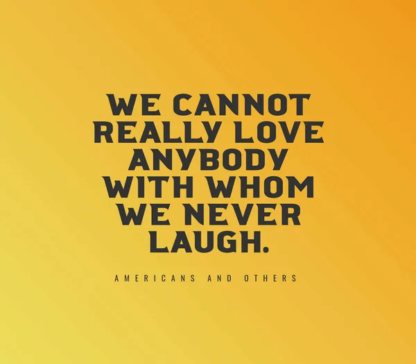 Inspiring Quote Love Orange Background — Stock Photo, Image