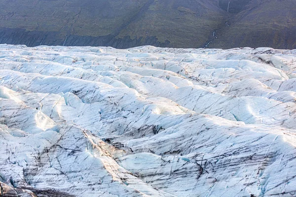 Een Schilderachtig Uitzicht Een Besneeuwd Veld Ijsland — Stockfoto