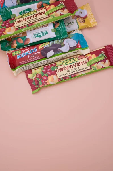 Como Italy Jul 2021 Close Organic Fruit Bar 식사를 공간의 — 스톡 사진