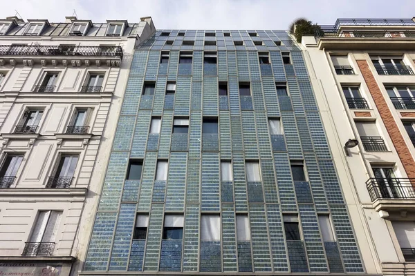 Par France Janv 2017 Bâtiment Moderne Côté Des Bâtiments Parisiens — Photo