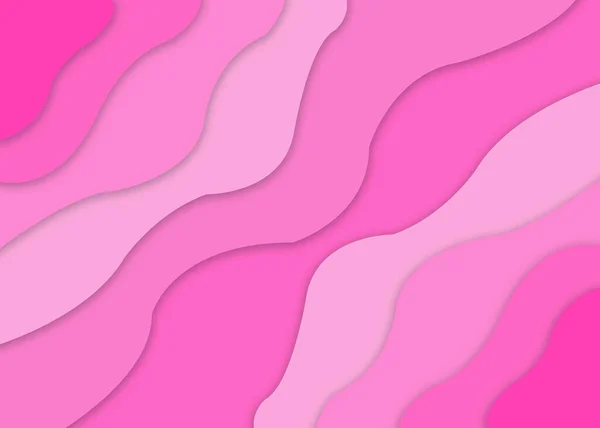 Αφηρημένο Κυματιστό Σχήμα Ροζ Ανοιχτό Μωβ Μοντέρνο Μοτίβο Καμπύλη Παστέλ — Φωτογραφία Αρχείου